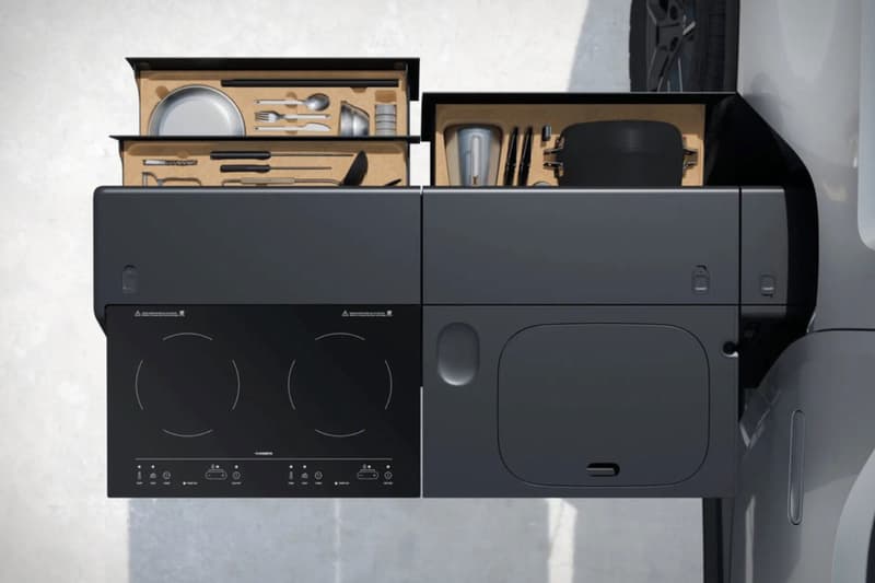 Rivian 攜手 Snow Peak 打造 R1T 車型「隱藏式」野外廚房