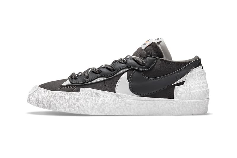 sacai x Nike Blazer Low 最新配色「Iron Grey」官方圖輯、發售情報公佈