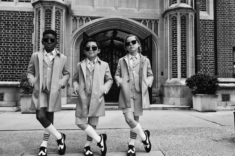 Thom Browne 聯手紅遍全球童星 Alan Kim 演繹最新童裝系列形象大片