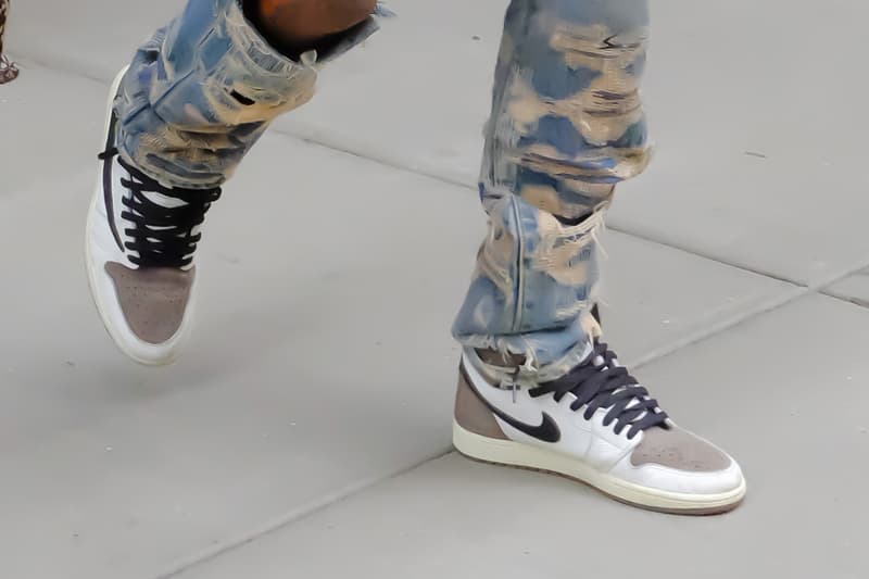 Travis Scott 率先著用從未曝光 Air Jordan 1 聯乘鞋款