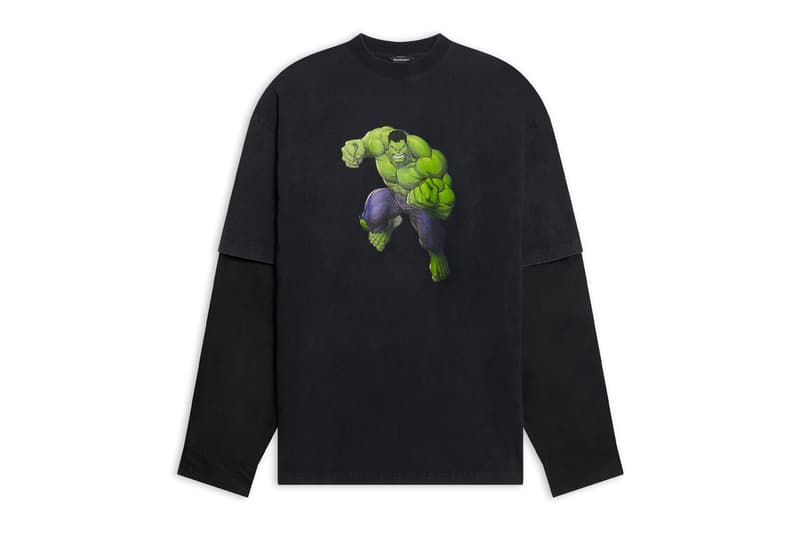 Balenciaga 携手 Marvel 推出「绿巨人 Hulk」全新胶囊系列