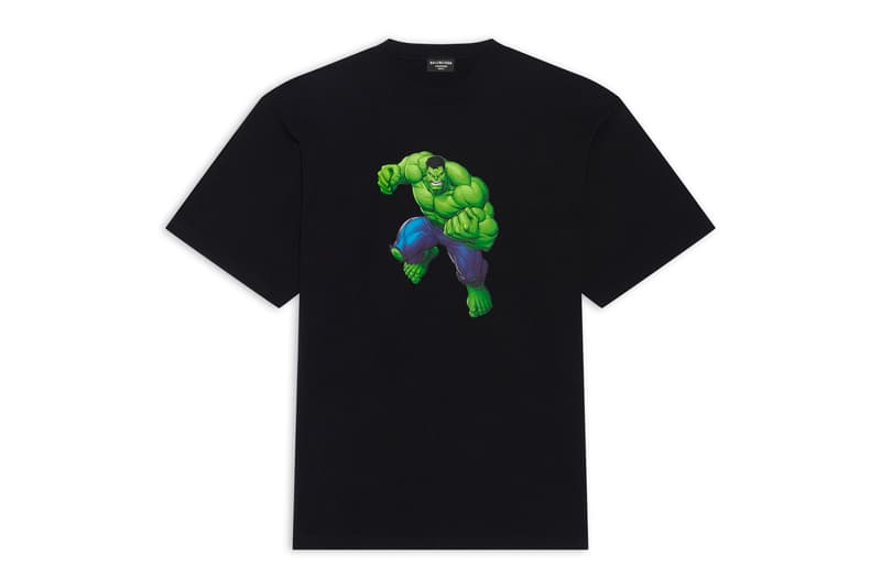 Balenciaga 携手 Marvel 推出「绿巨人 Hulk」全新胶囊系列