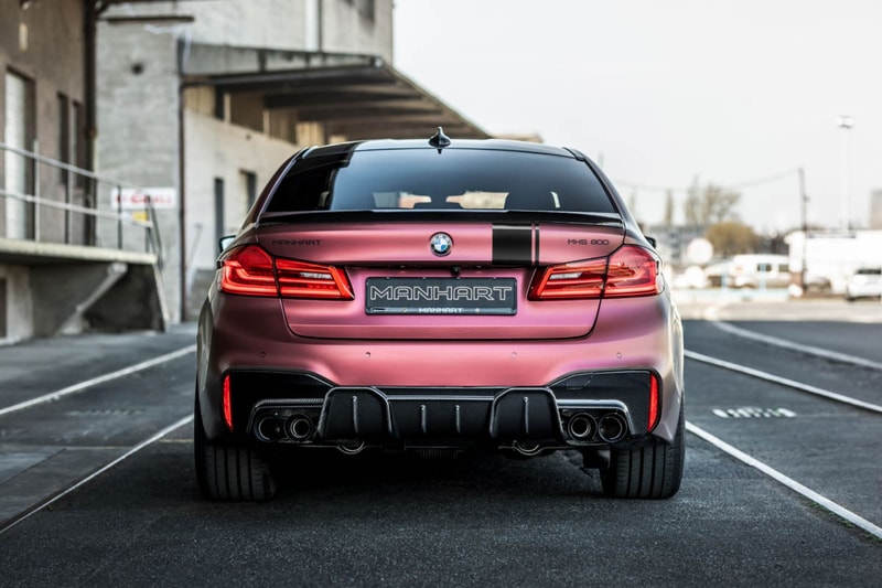 MANHART 打造 800 匹馬力 BMW M5 超性能強化改裝車型