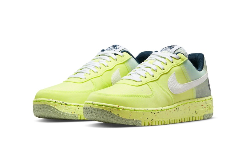 Nike Air Force 1 Crater 最新配色「Light Lemon Twist」率先曝光