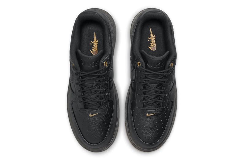 Nike Air Force 1 Luxe 最新配色「Black/Gum」發佈