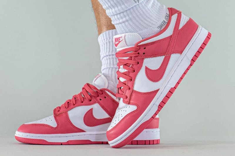率先近賞 Nike Dunk Low 最新粉白配色「Archeo Pink」