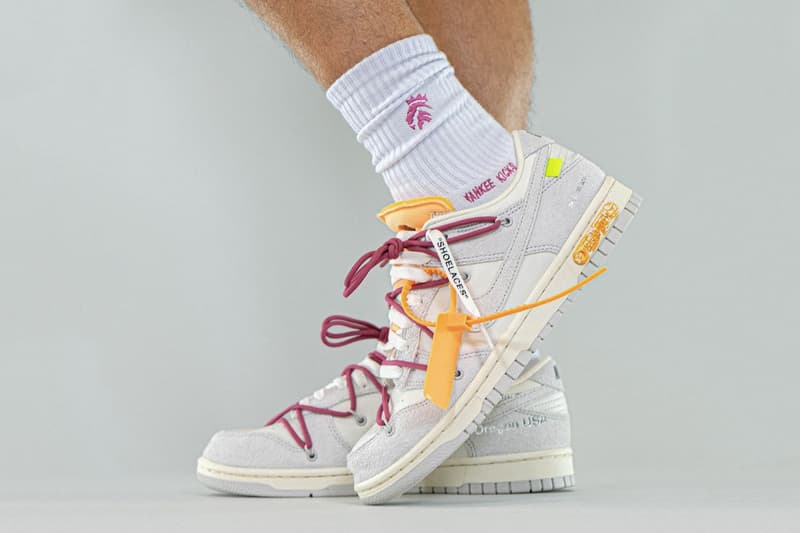 率先近賞 Off-White™ x Nike Dunk Low「The 50」編號 #35 上腳圖輯