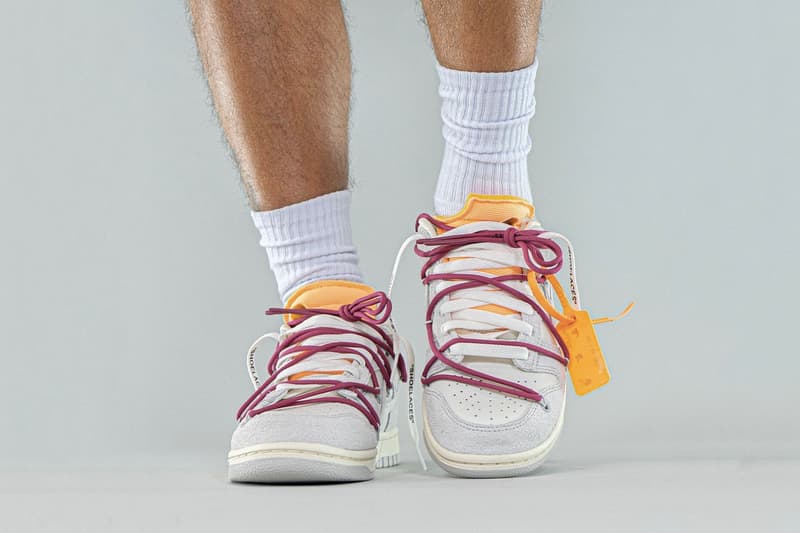 率先近賞 Off-White™ x Nike Dunk Low「The 50」編號 #35 上腳圖輯