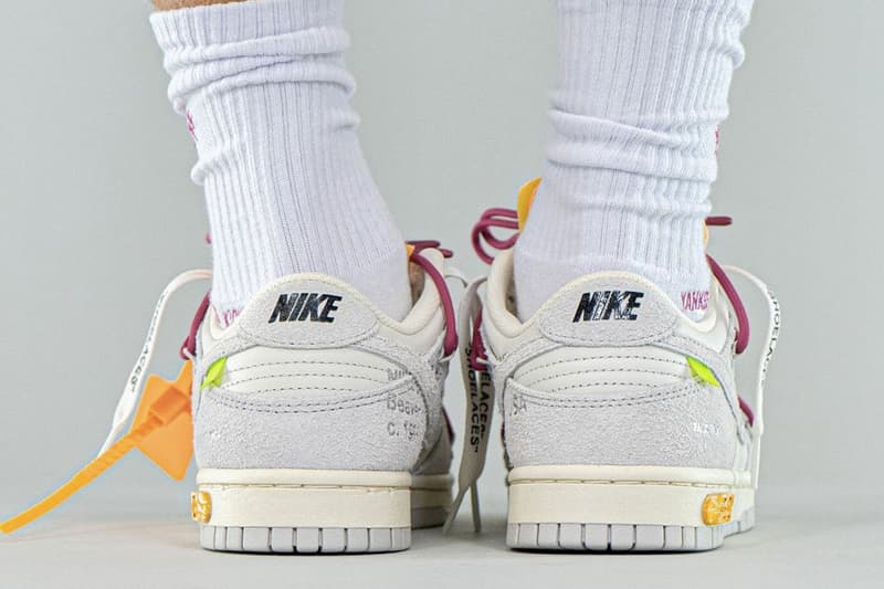 率先近賞 Off-White™ x Nike Dunk Low「The 50」編號 #35 上腳圖輯