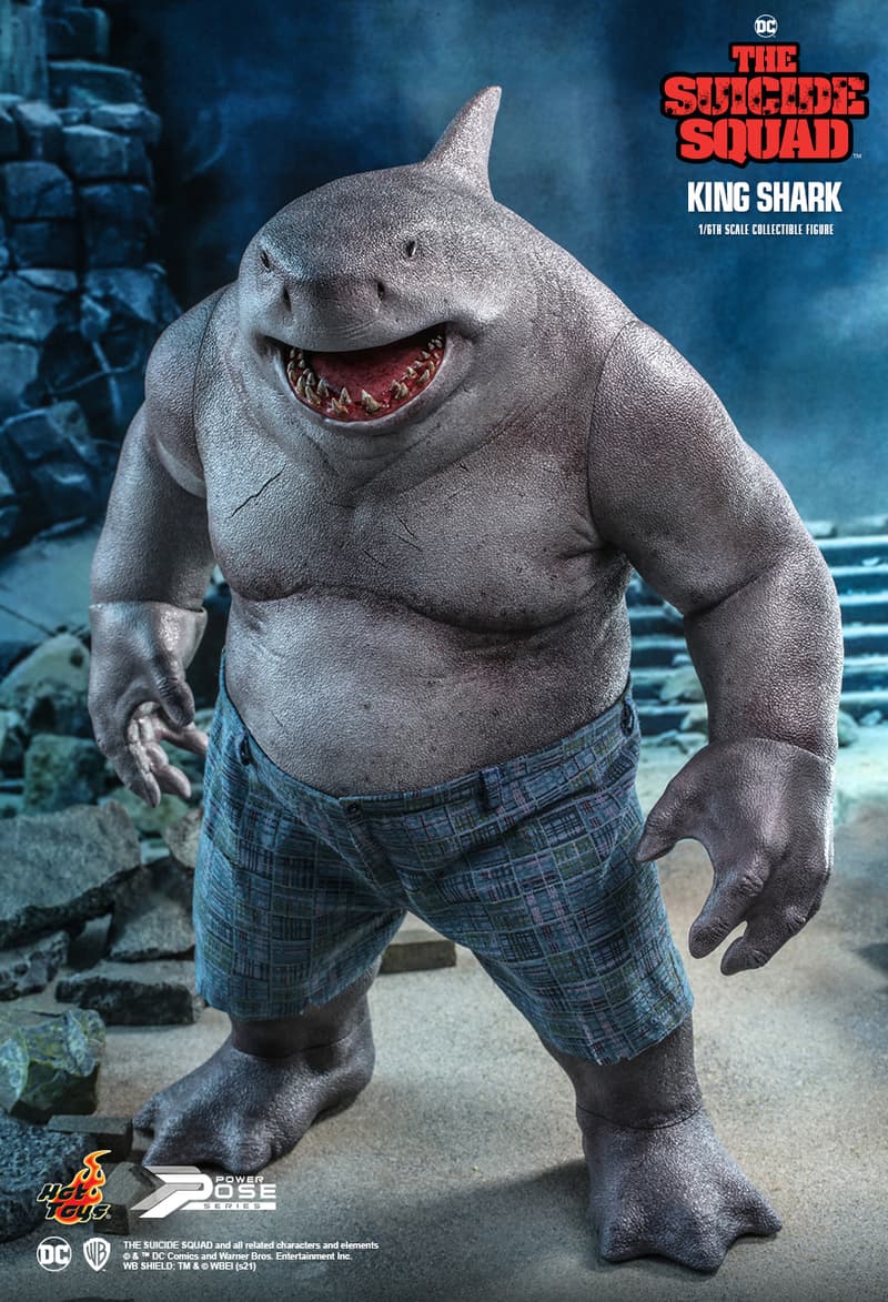 Hot Toys 推出全新 1:6 比例《The Suicide Squad》人氣角色「King Shark」雕塑模型
