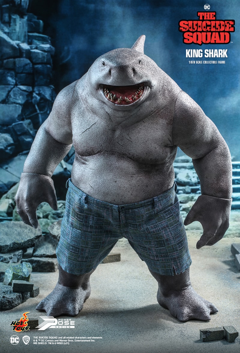 Hot Toys 推出全新 1:6 比例《The Suicide Squad》人氣角色「King Shark」雕塑模型
