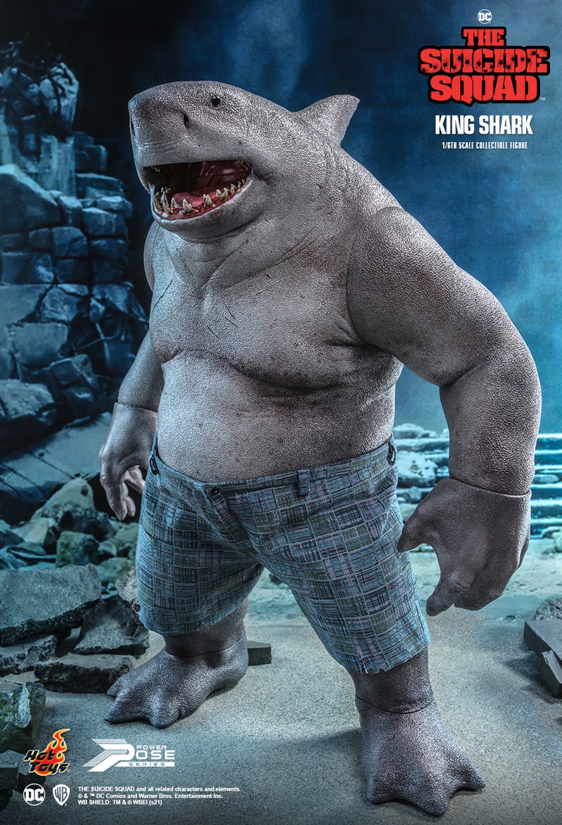 Hot Toys 推出全新 1:6 比例《The Suicide Squad》人氣角色「King Shark」雕塑模型