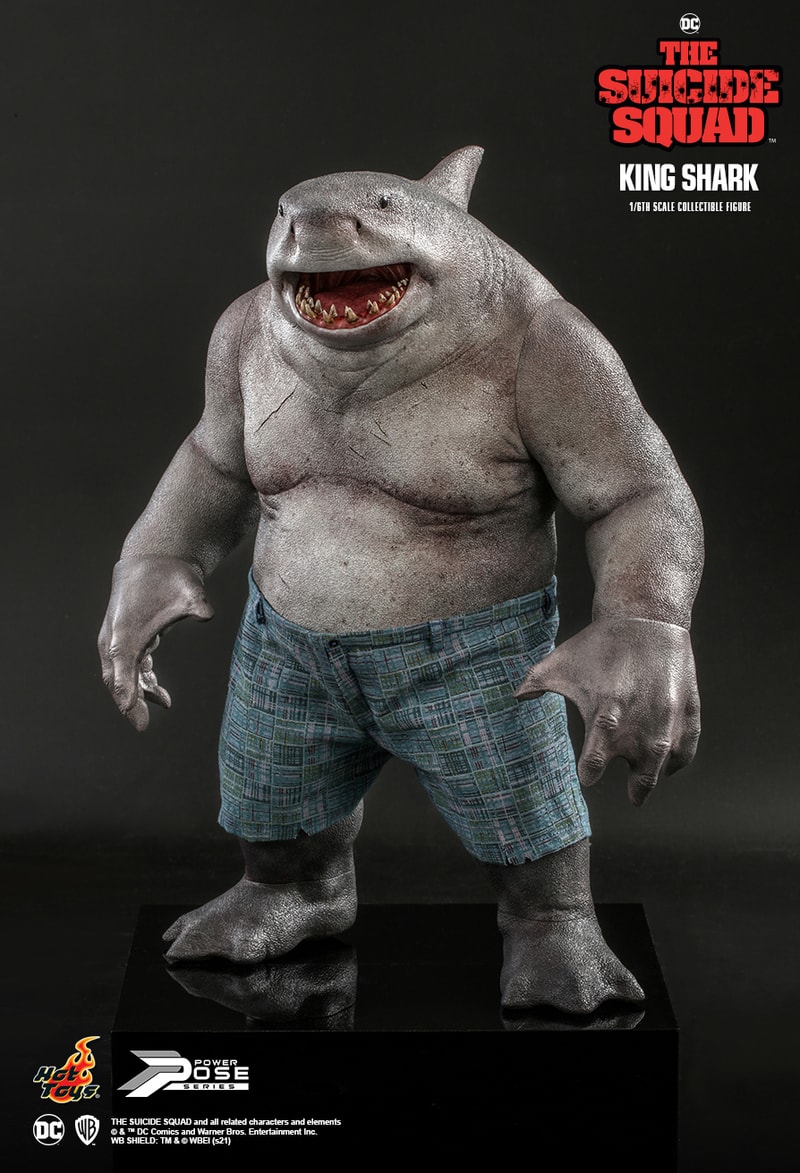 Hot Toys 推出全新 1:6 比例《The Suicide Squad》人氣角色「King Shark」雕塑模型