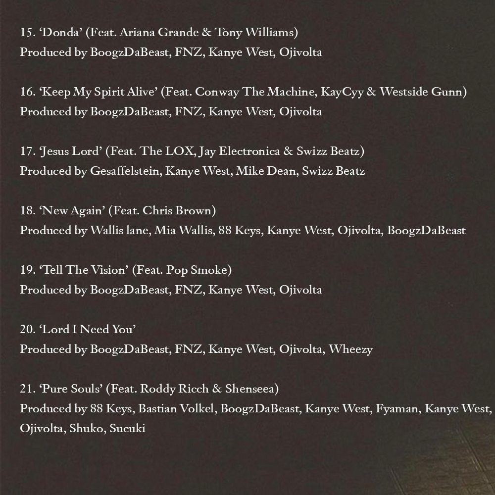 关于 Kanye West 的新专辑《Donda》，或许你想要知道这些