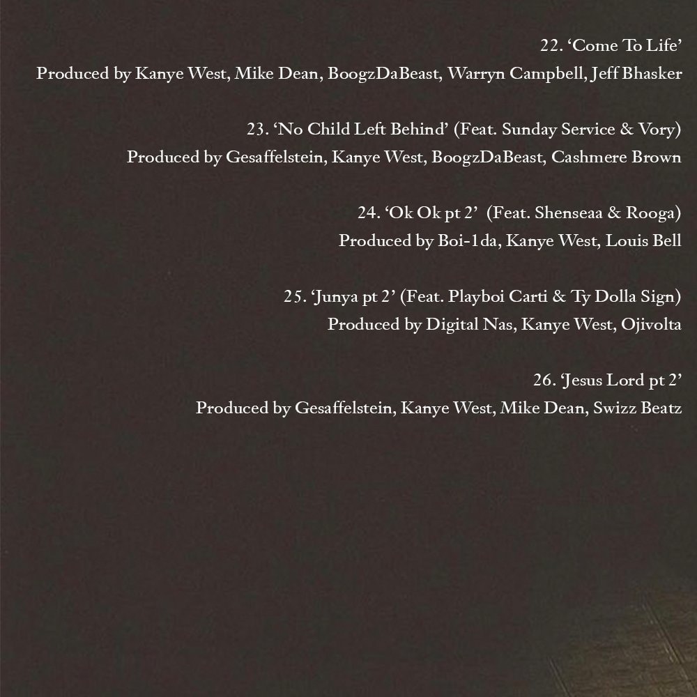 關於 Kanye West 最新專輯《DONDA》，或許你會想要知道這些？