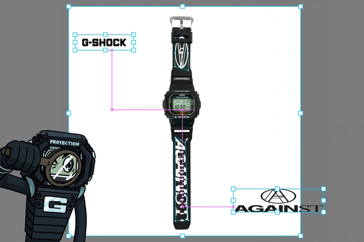 Against Lab x G-shock 推出「Against_Lab_working_file.ai 」限量表款