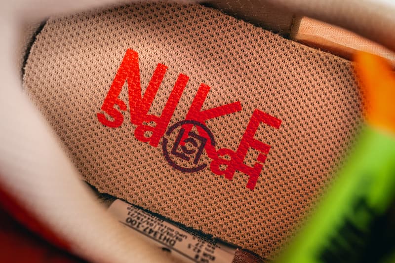 独家近赏 CLOT x sacai x Nike LDWaffle「Orange Blaze」最新联乘鞋款