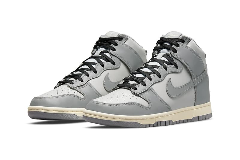 Nike Dunk High 最新配色「Grey」率先曝光