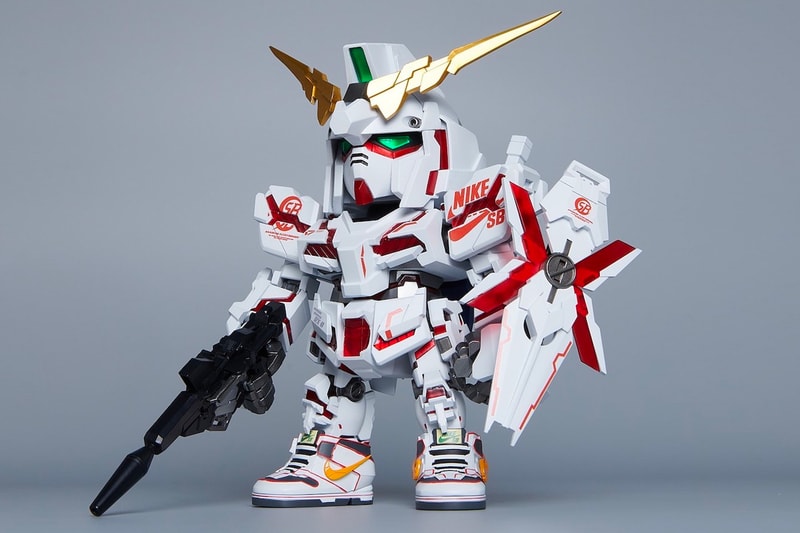Gundam x Nike SB Dunk High 联乘模型系列正式登场