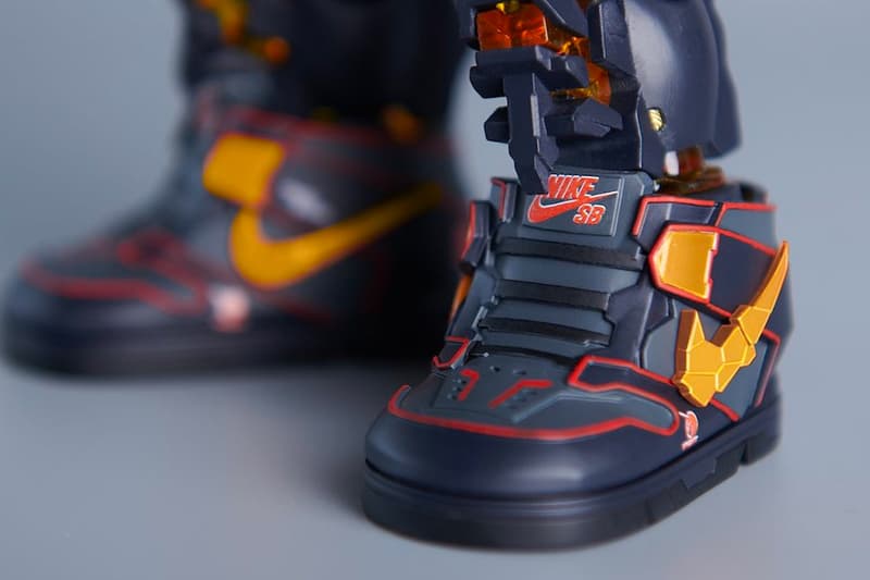 Gundam x Nike SB Dunk High 联乘模型系列正式登场