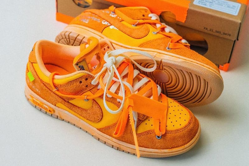 Off-White™ 展示 Nike Dunk Low「The 50」聯乘鞋款全新定製樣貌