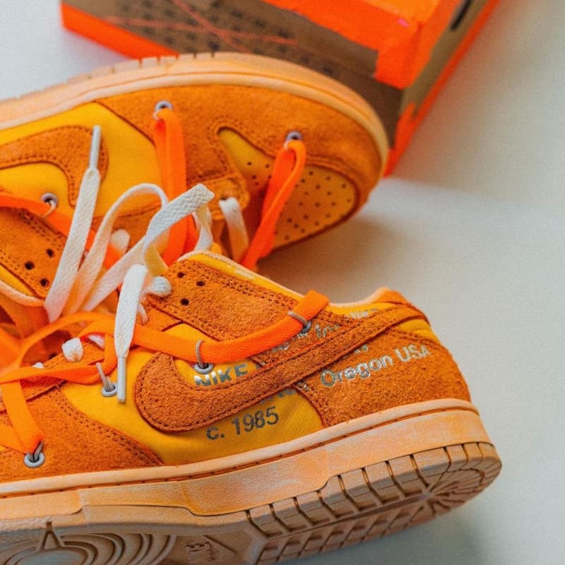 Off-White™ 展示 Nike Dunk Low「The 50」聯乘鞋款全新定製樣貌