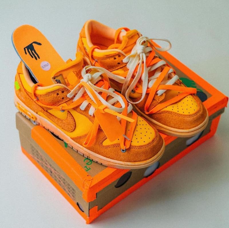 Off-White™ 展示 Nike Dunk Low「The 50」聯乘鞋款全新定製樣貌