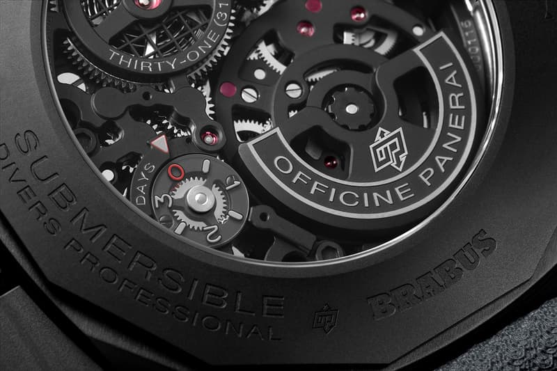 Panerai 攜手 Brabus 推出限量 100 枚 Submersible 聯乘錶款