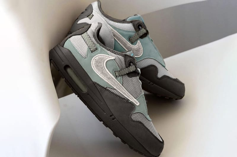 Travis Scott x Nike Air Max 1 最新配色「Cave Stone」率先曝光