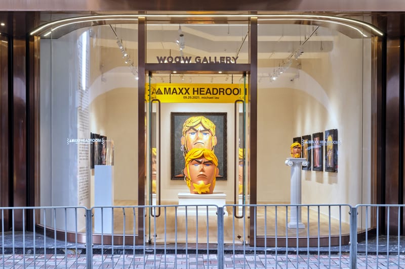 走进 Michael Lau 全新个展「MAXX HEADROOM」@ Woaw Gallery