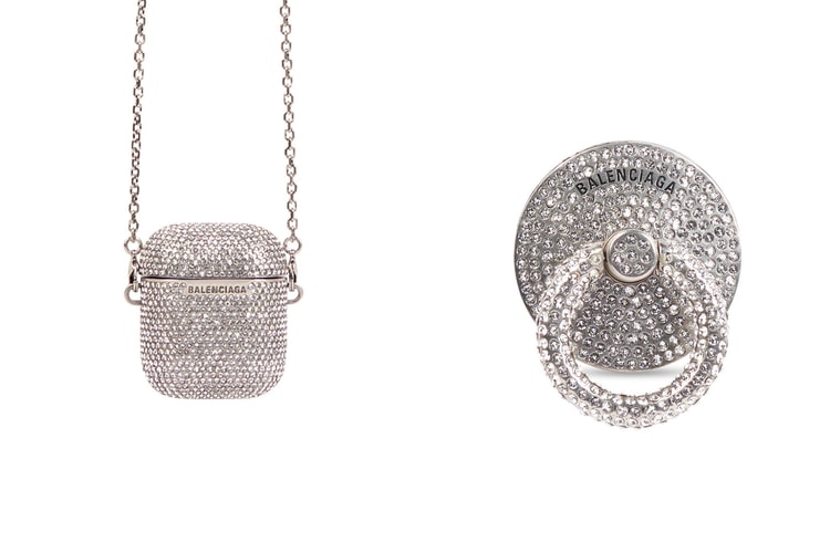 Balenciaga 水鑽 AirPods 保護殼與指環支架正式登場