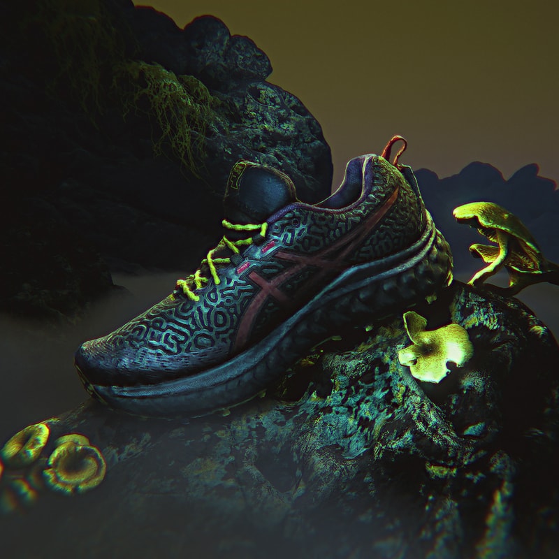 Brain Dead x ASICS 联名鞋款 TRABUCO MAX Chaos Slime 正式登场