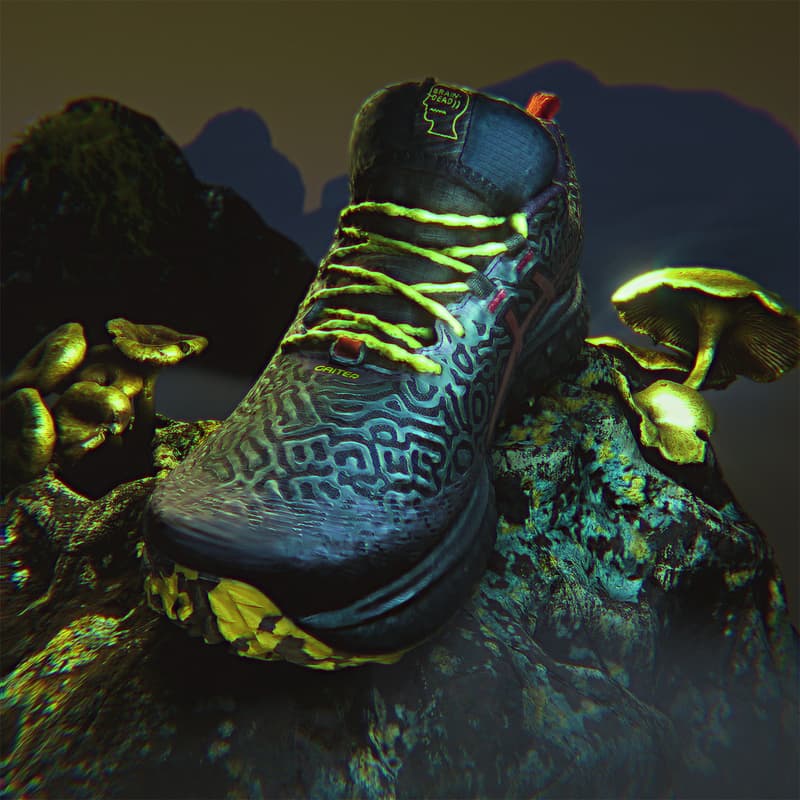 Brain Dead x ASICS 联名鞋款 TRABUCO MAX Chaos Slime 正式登场