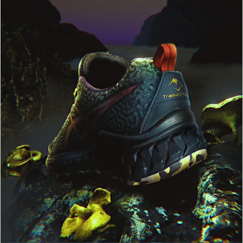 Brain Dead x ASICS 联名鞋款 TRABUCO MAX Chaos Slime 正式登场