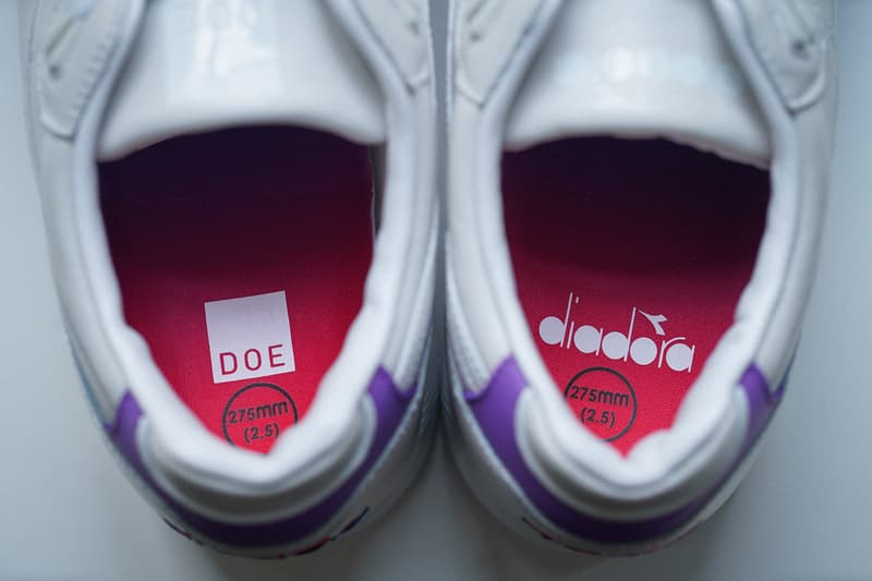 独家近赏 DOE x diadora 意产手制 N9000 鞋款