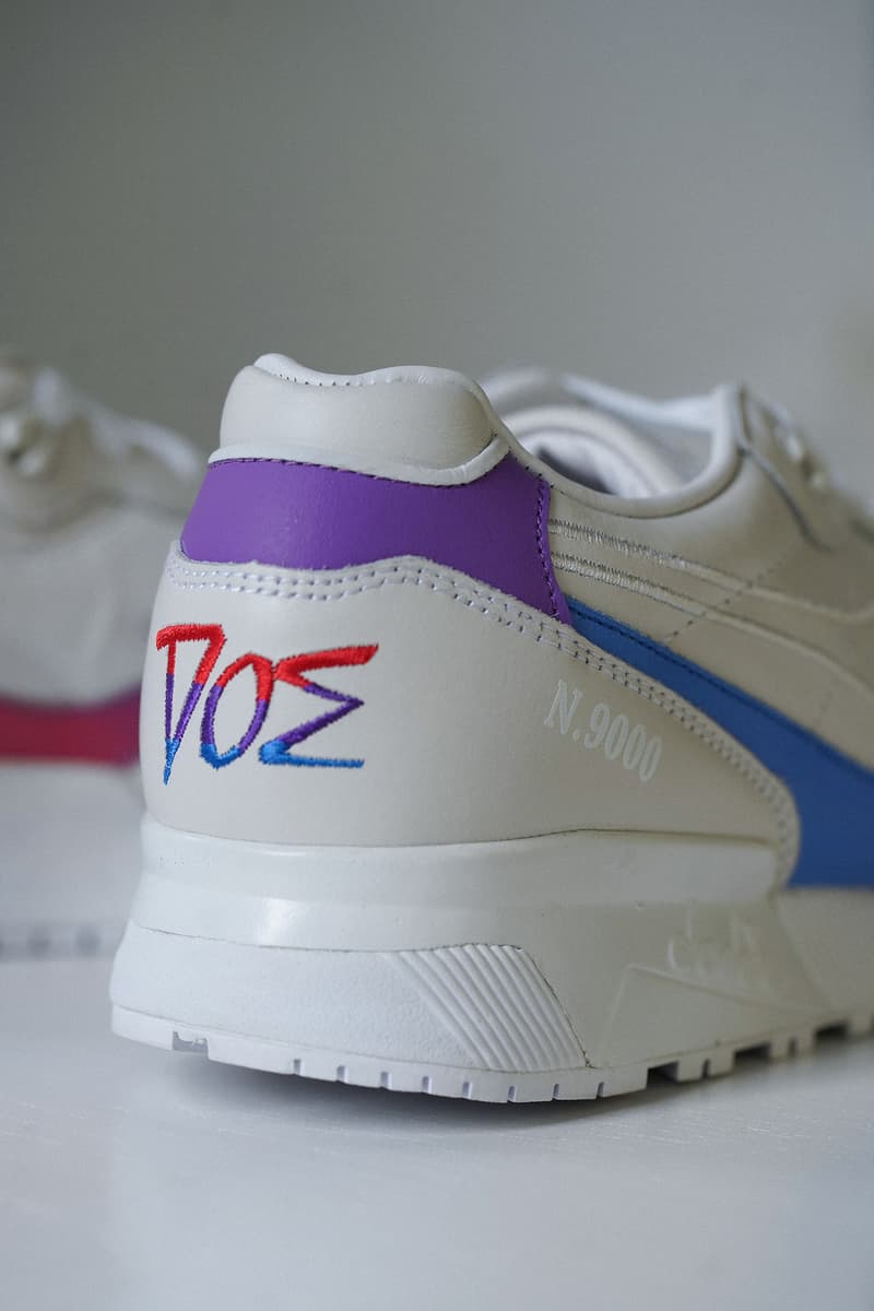 独家近赏 DOE x diadora 意产手制 N9000 鞋款