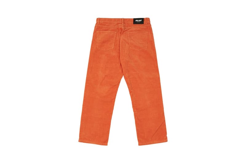 Palace Skateboards 2021 冬季褲款系列