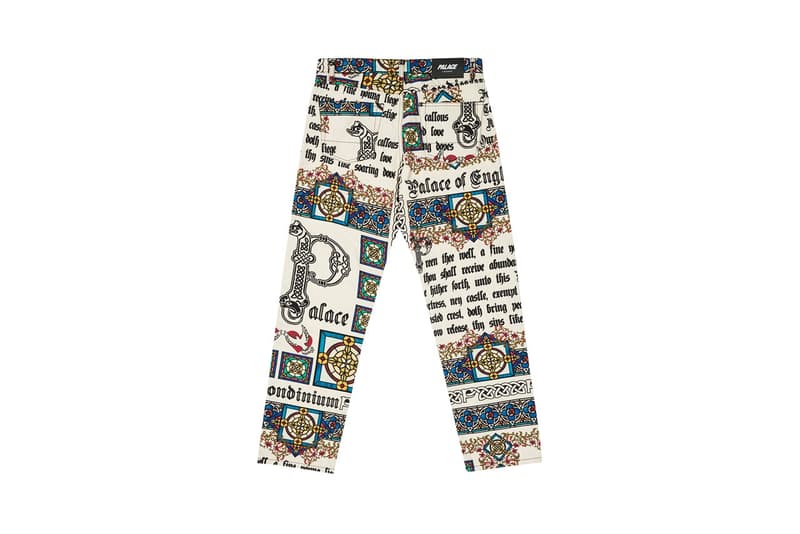 Palace Skateboards 2021 冬季褲款系列