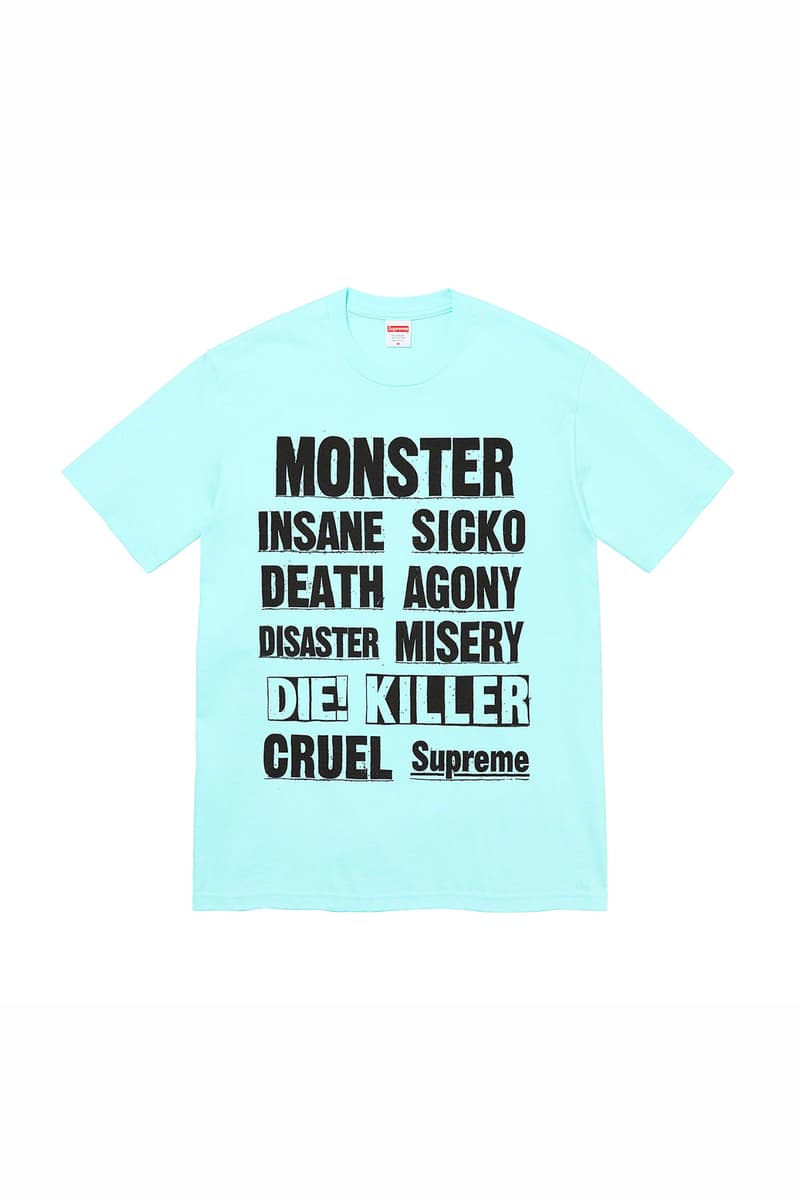 Supreme 全新 2021 秋季 T-Shirt 系列正式登場