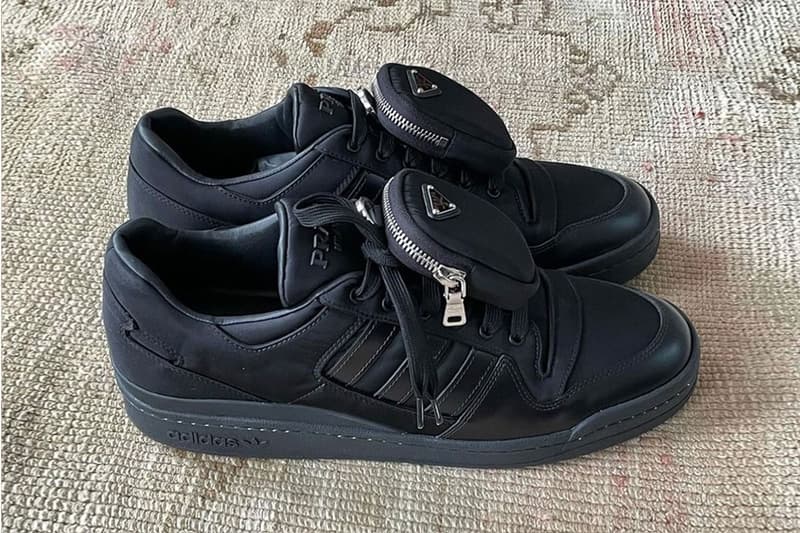 率先近賞 Prada x adidas Originals Forum Low 最新聯名配色「Triple Black」