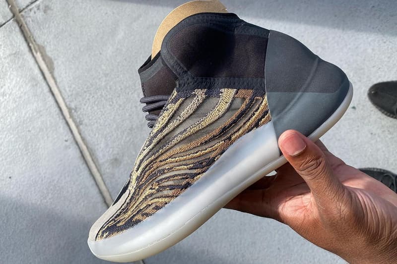 adidas YEEZY QNTM 籃球鞋款最新配色「Amber Tint」率先曝光