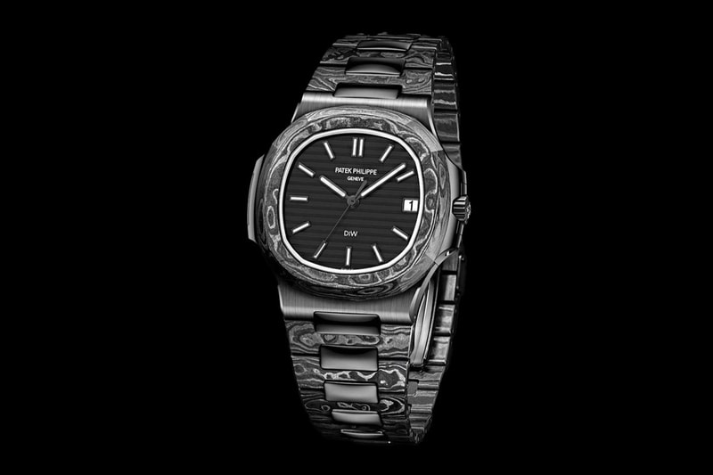 DiW 打造限量 5 枚全新碳纖維黑化 Patek Philippe Nautilus 定製錶款