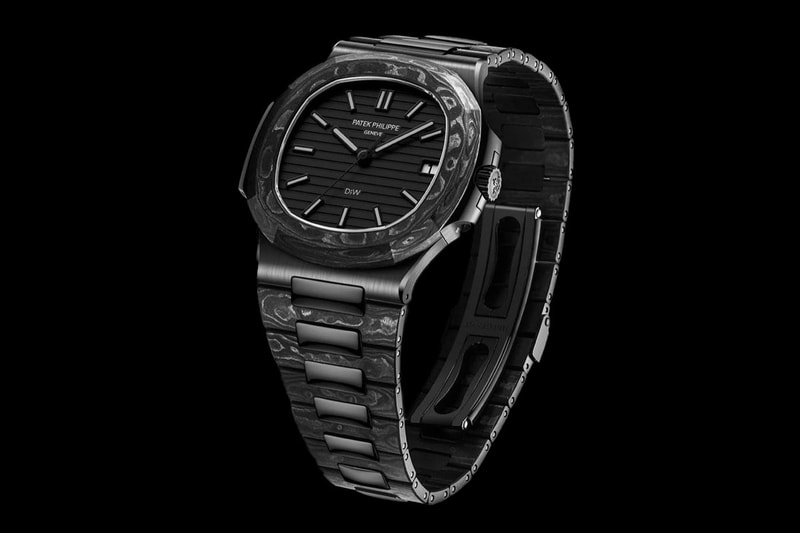 DiW 打造限量 5 枚全新碳纖維黑化 Patek Philippe Nautilus 定製錶款