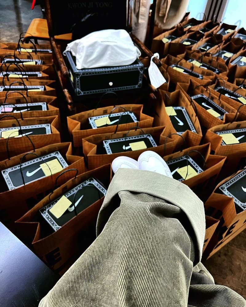 G-Dragon 再次曝光 PEACEMINUSONE x Nike Kwondo 1 最新聯名鞋款