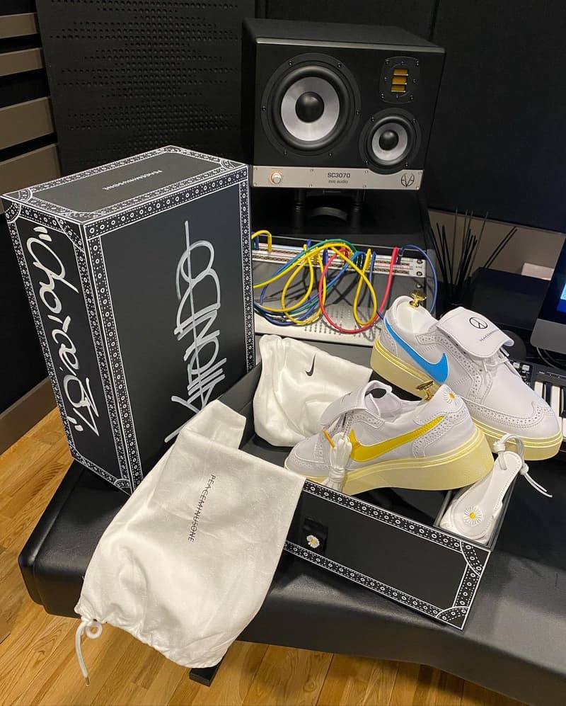 G-Dragon 再次曝光 PEACEMINUSONE x Nike Kwondo 1 最新聯名鞋款