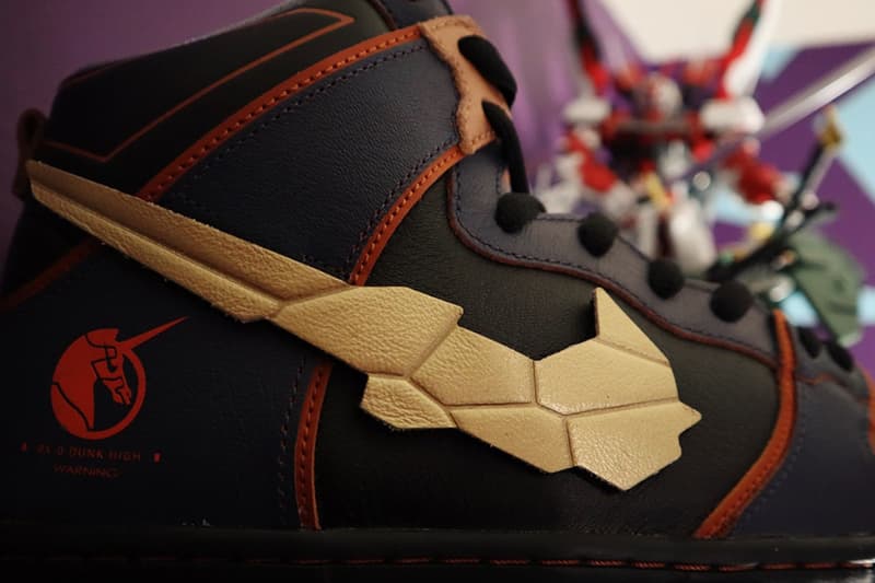 再次近賞 Gundam x Nike SB Dunk High 最新配色「Banshee」