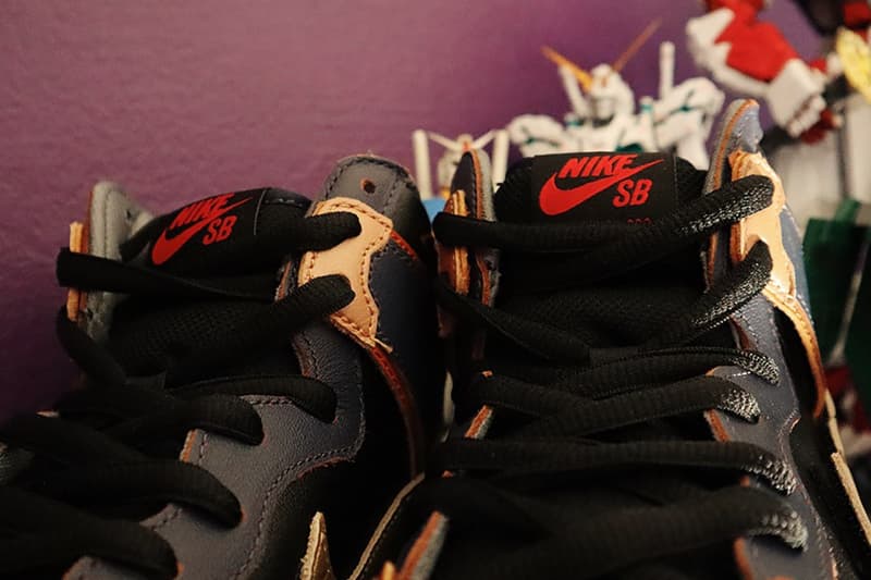 再次近賞 Gundam x Nike SB Dunk High 最新配色「Banshee」