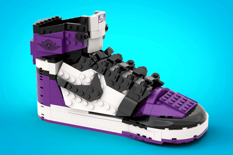LEGO IDEAS 實體化 Air Jordan 1 經典配色積木模型
