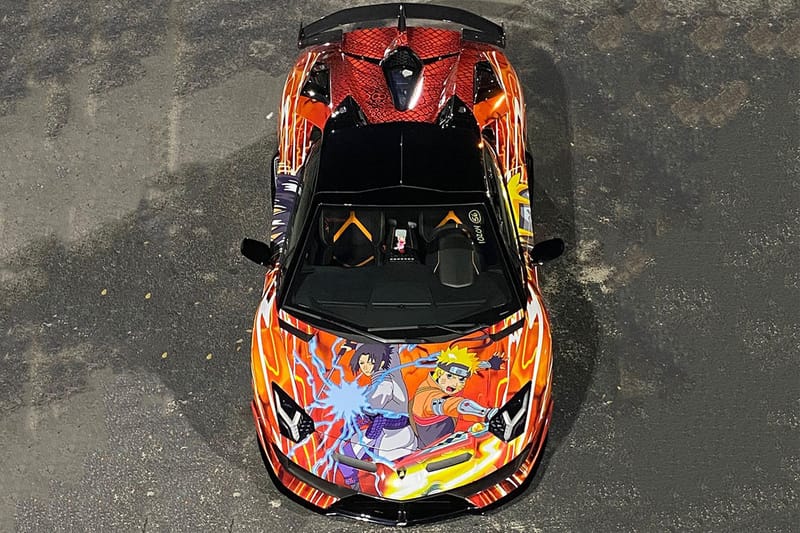 Luis Robert 豪改「火影忍者」版本 Lamborghini Aventador SVJ 定製車款