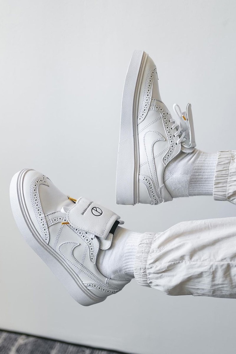 率先近賞 PEACEMINUSONE x Nike Kwondo1 最新聯乘鞋款上腳圖輯